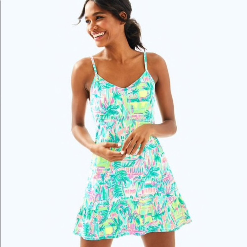 Lilly Putlizter UPF 50+ Meryl Tennis Dress, S, NWT